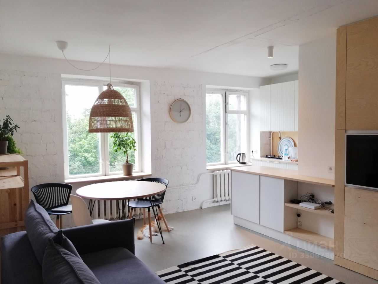 3-комнатная квартира, 58 м²