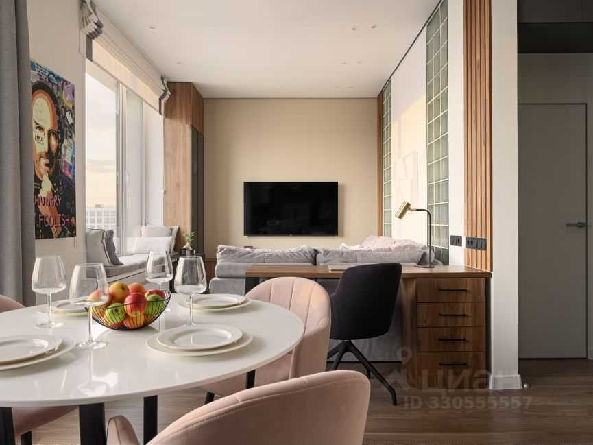 1-комнатная квартира, 45 м² — фотография 3
