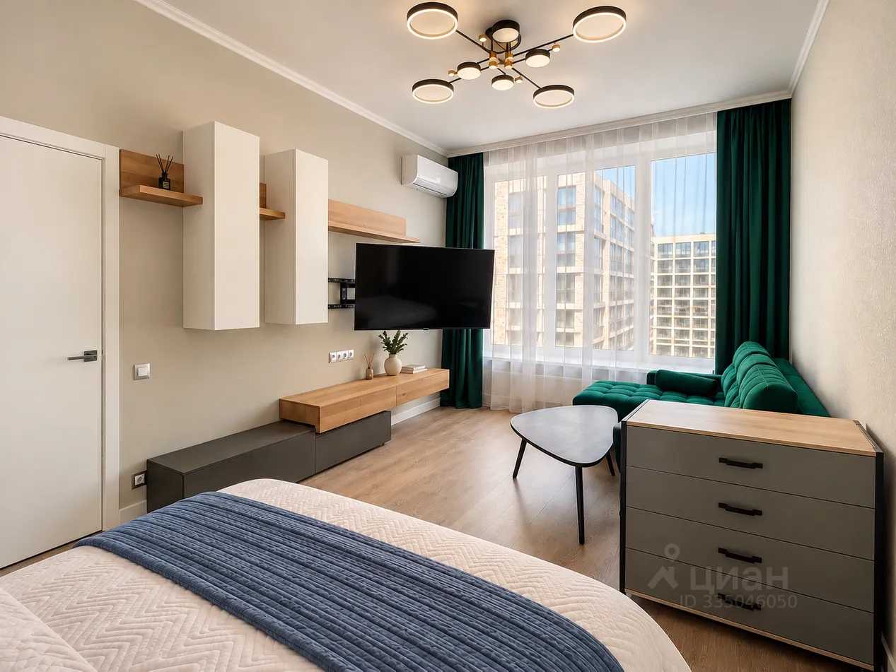 1-комнатная квартира, 40 м² — фотография 2