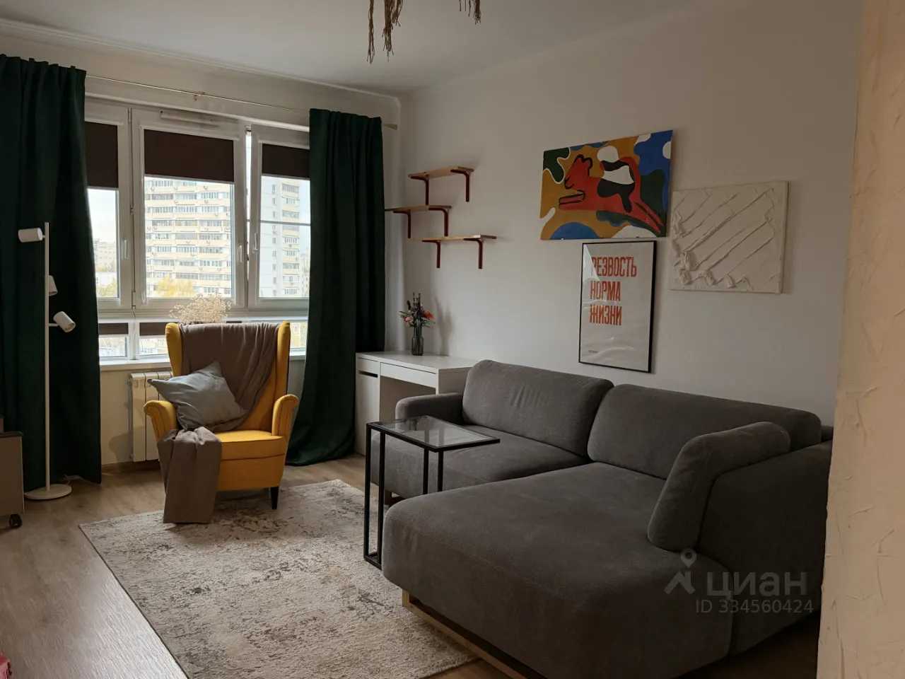 2-комнатная квартира, 63,4 м² — фотография 2