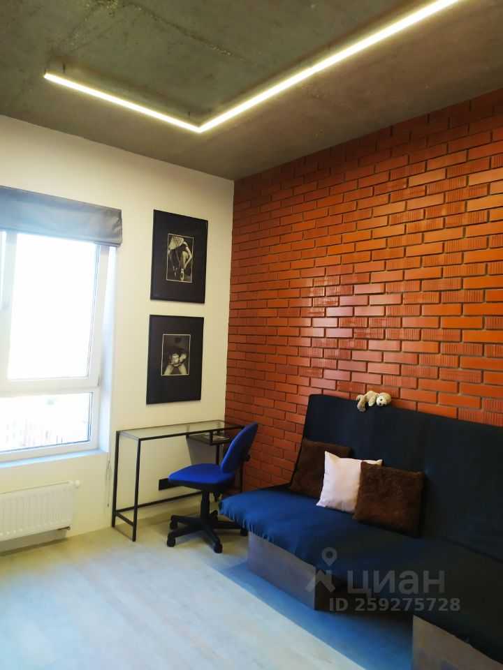 1-комнатная квартира, 38 м² — фотография 3
