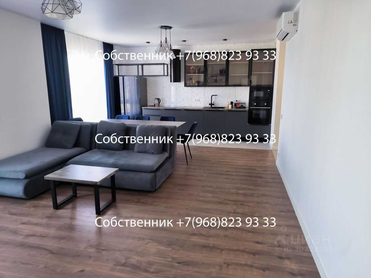 3-комнатная квартира, 89 м²
