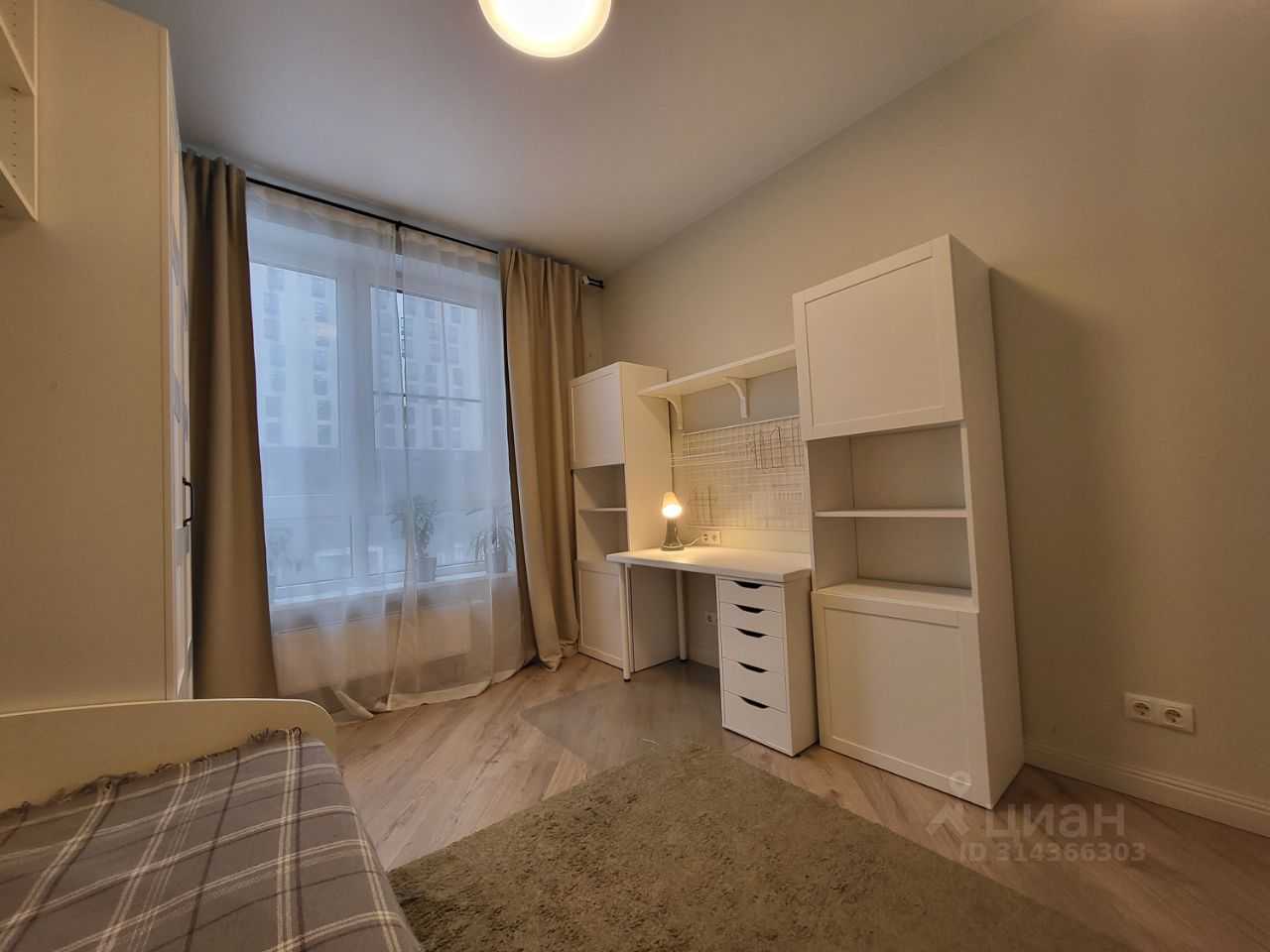 1-комнатная квартира, 39 м² — фотография 2