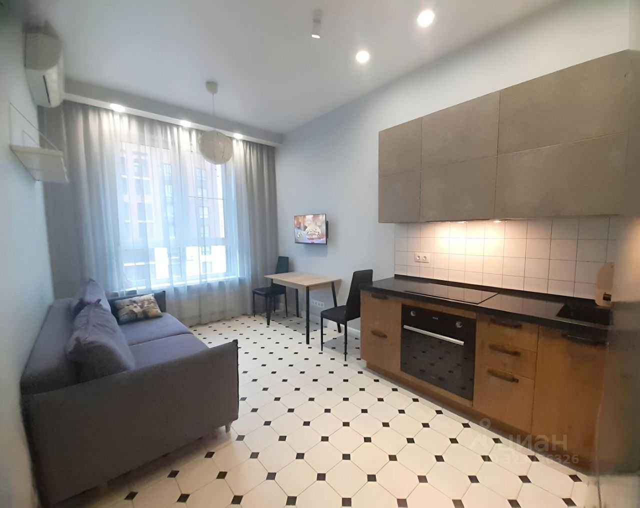 1-комнатная квартира, 42,3 м²