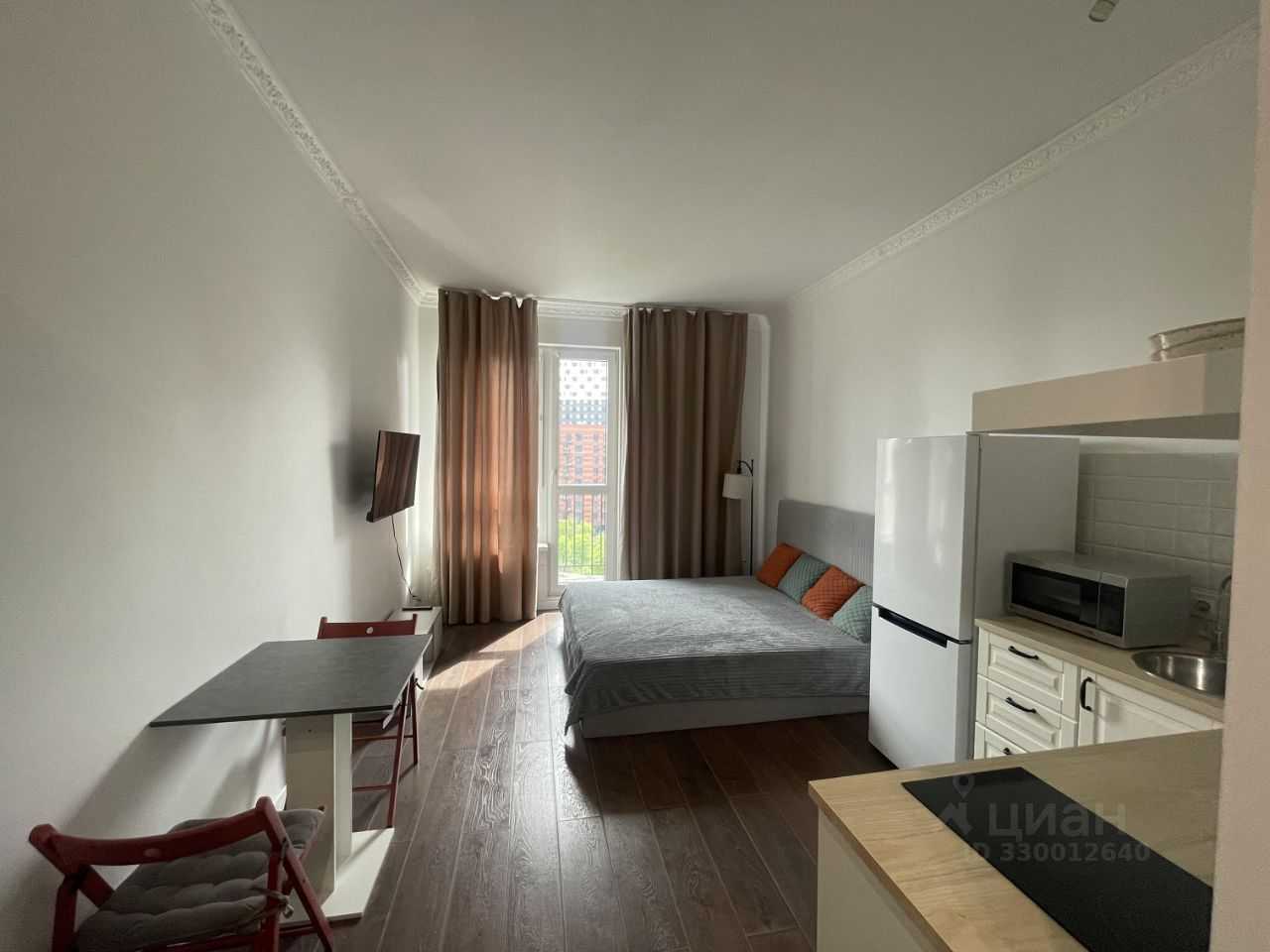 1-комнатная квартира, 25,4 м²