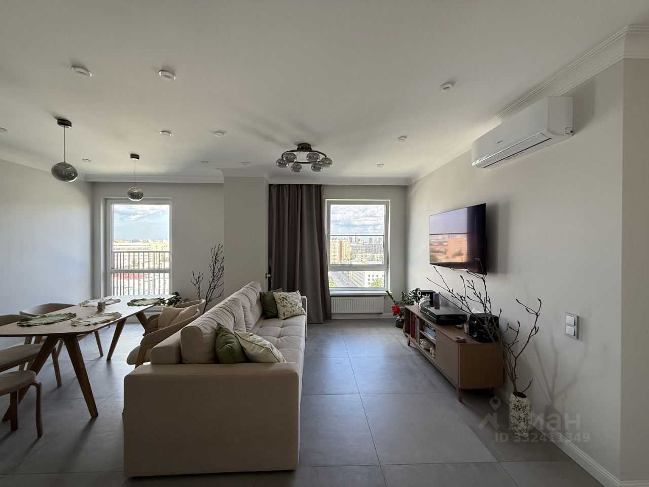 3-комнатная квартира, 96 м² — фотография 2
