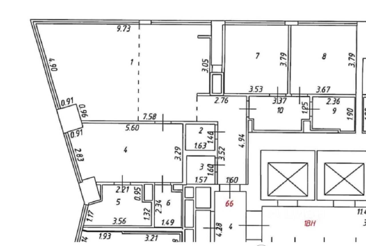 4-комнатная квартира, 127 м² — фотография 2