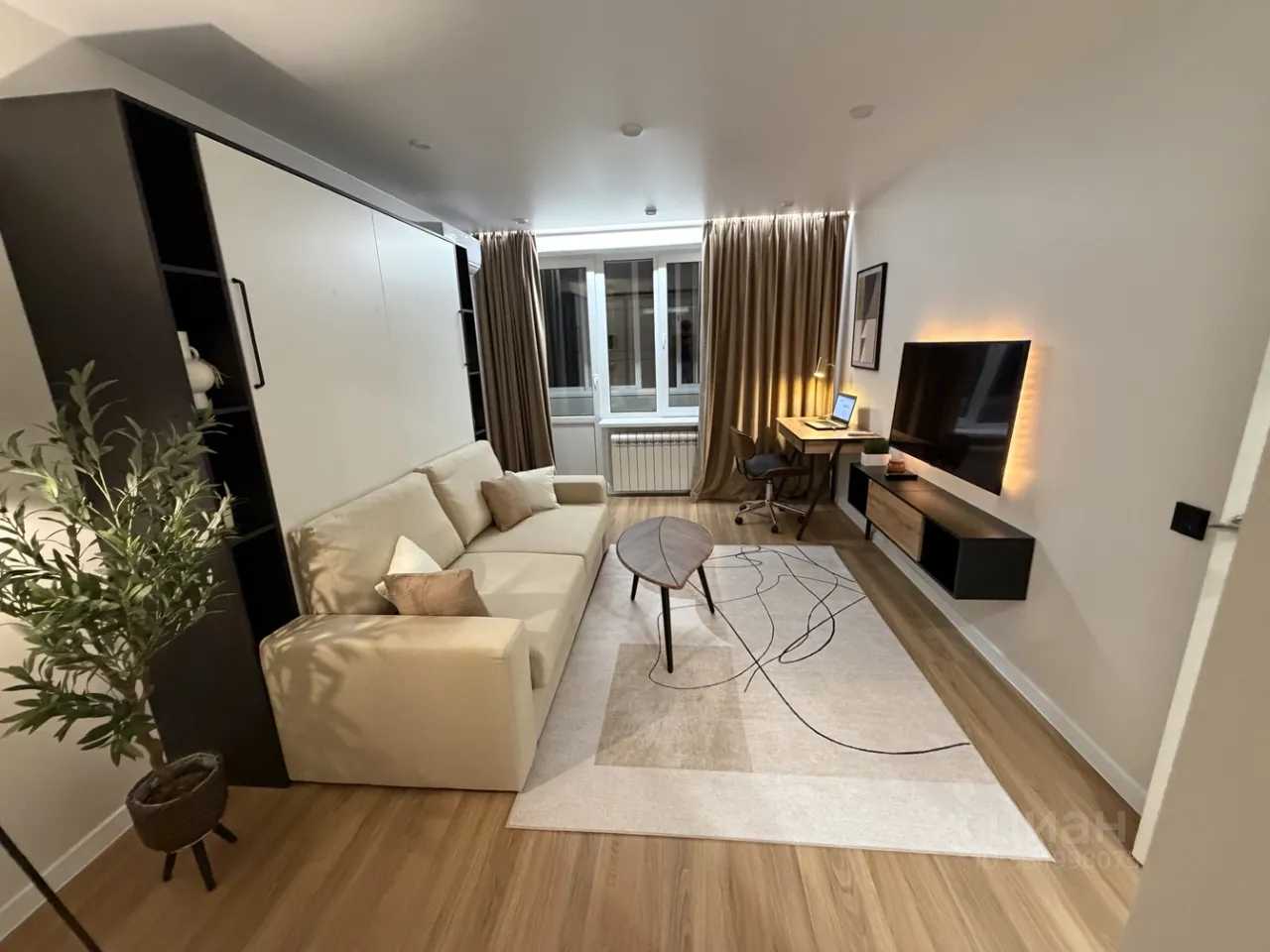 1-комнатная квартира, 36 м²