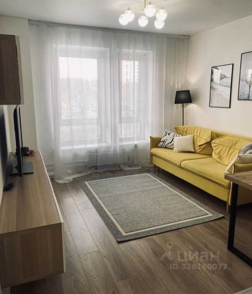 1-комнатная квартира, 40 м² — фотография 2