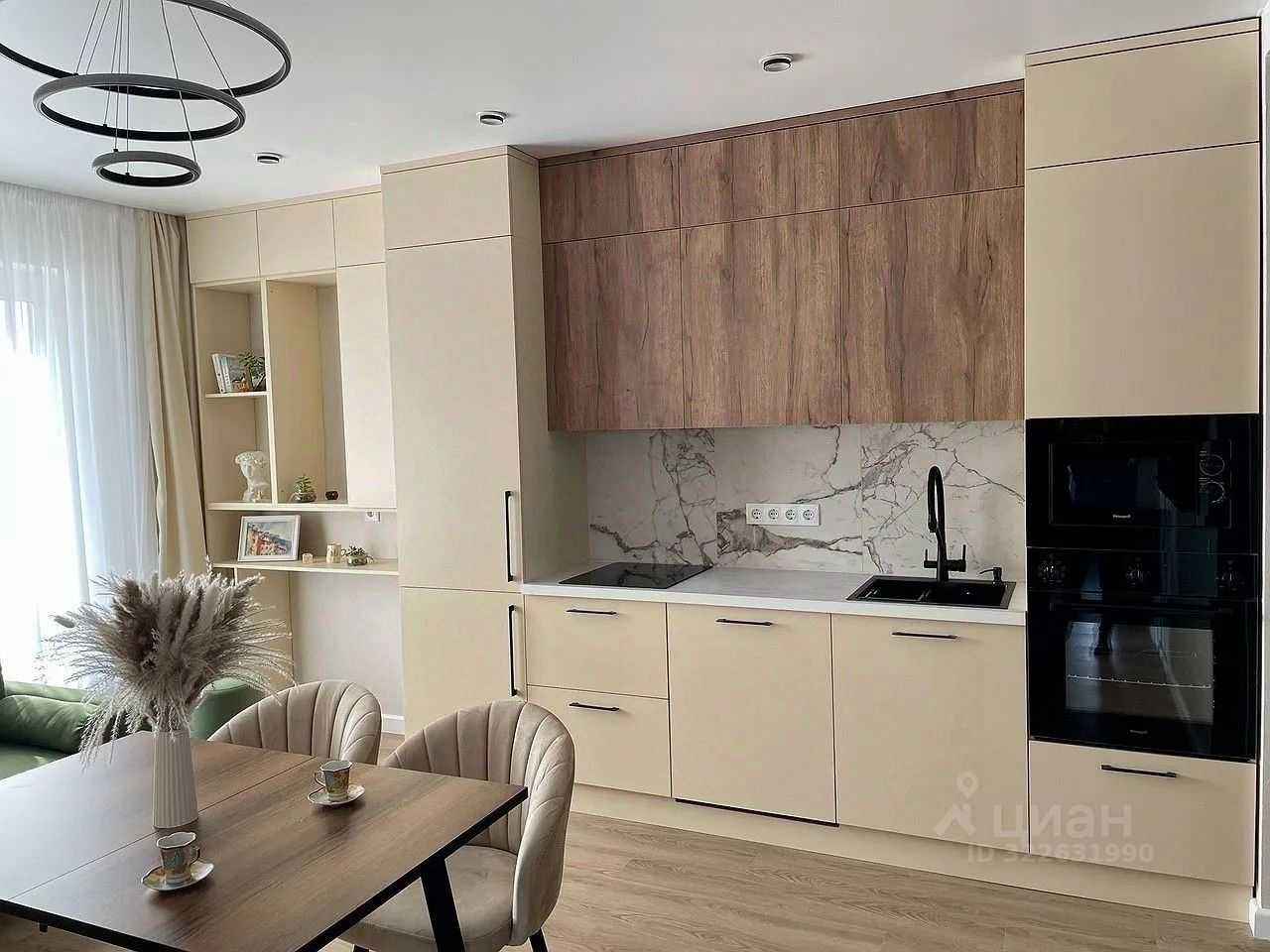 3-комнатная квартира, 55 м²