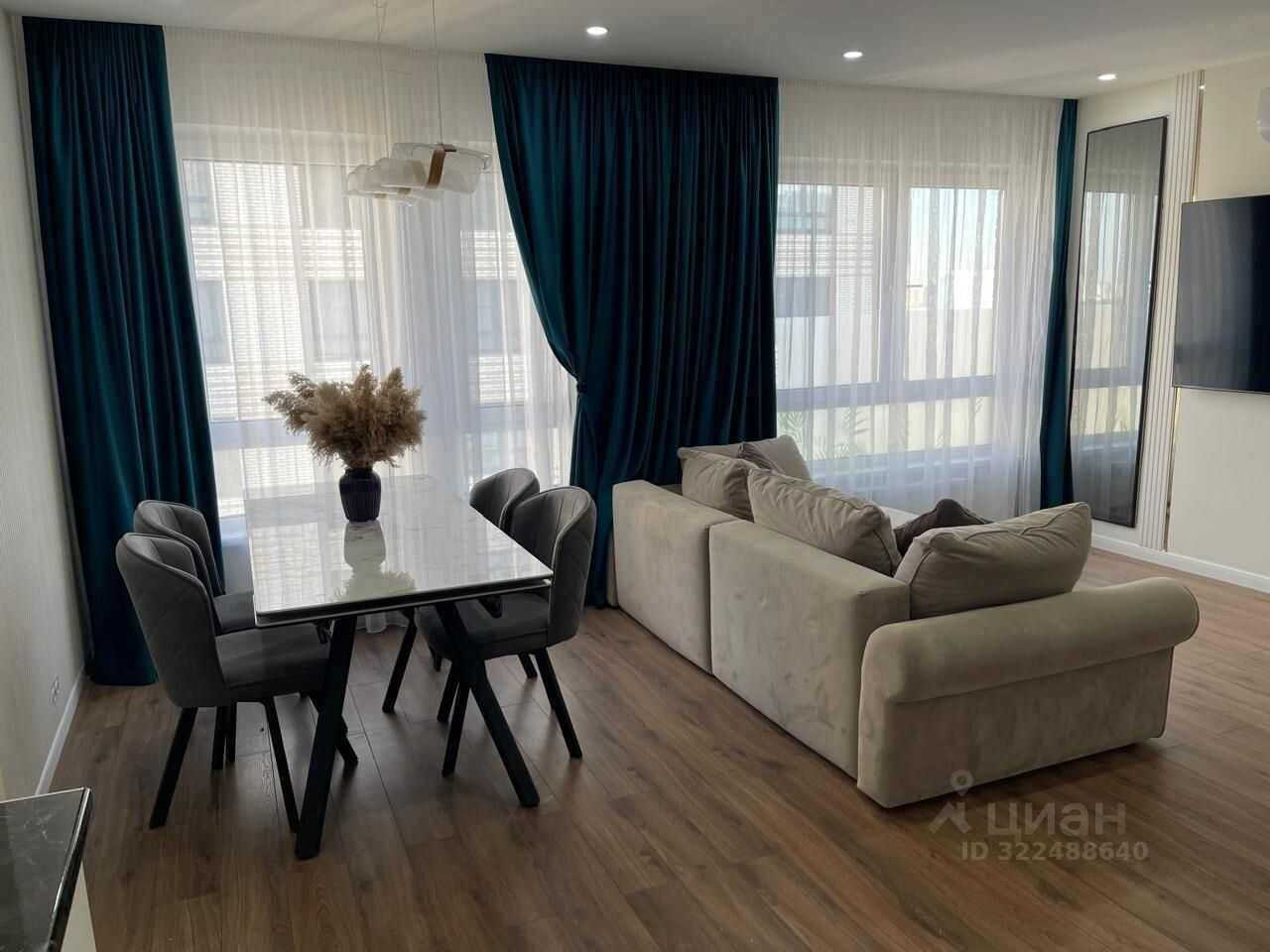 3-комнатная квартира, 82 м² — фотография 2