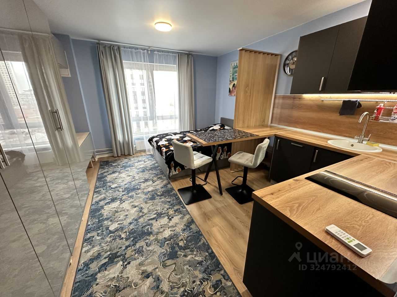 1-комнатная квартира, 23,5 м²