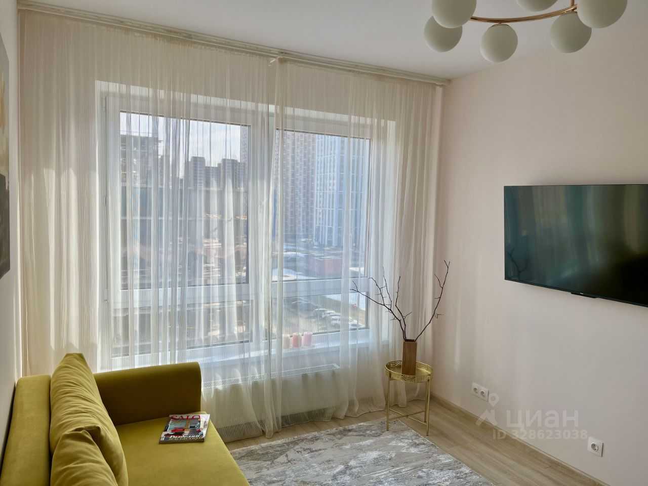 1-комнатная квартира, 38,4 м² — фотография 3