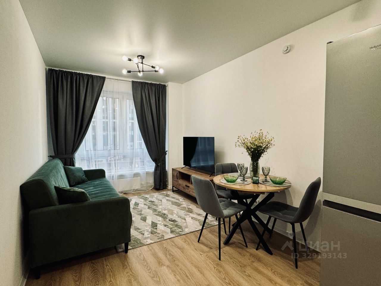 1-комнатная квартира, 35 м²
