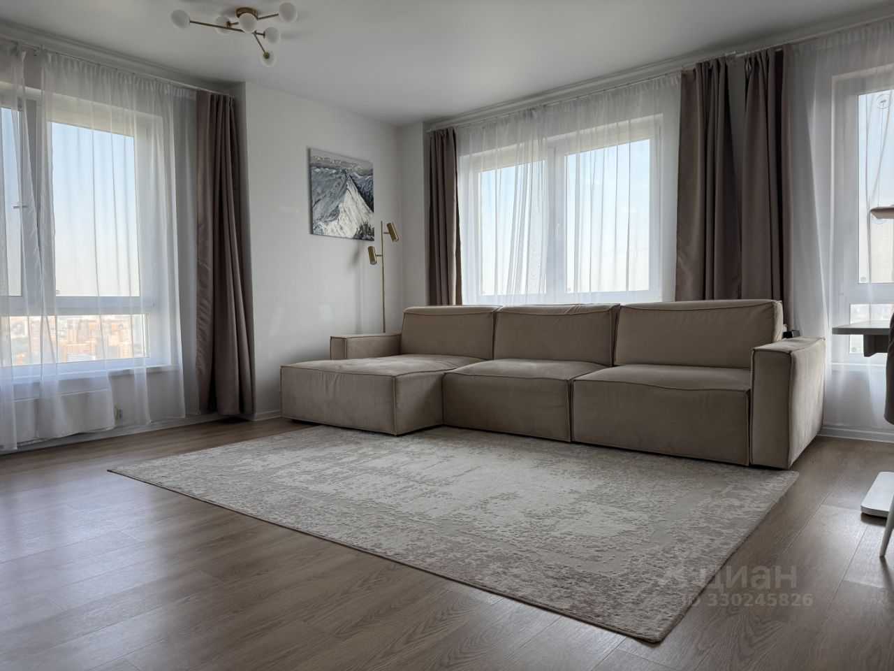 3-комнатная квартира, 80 м²