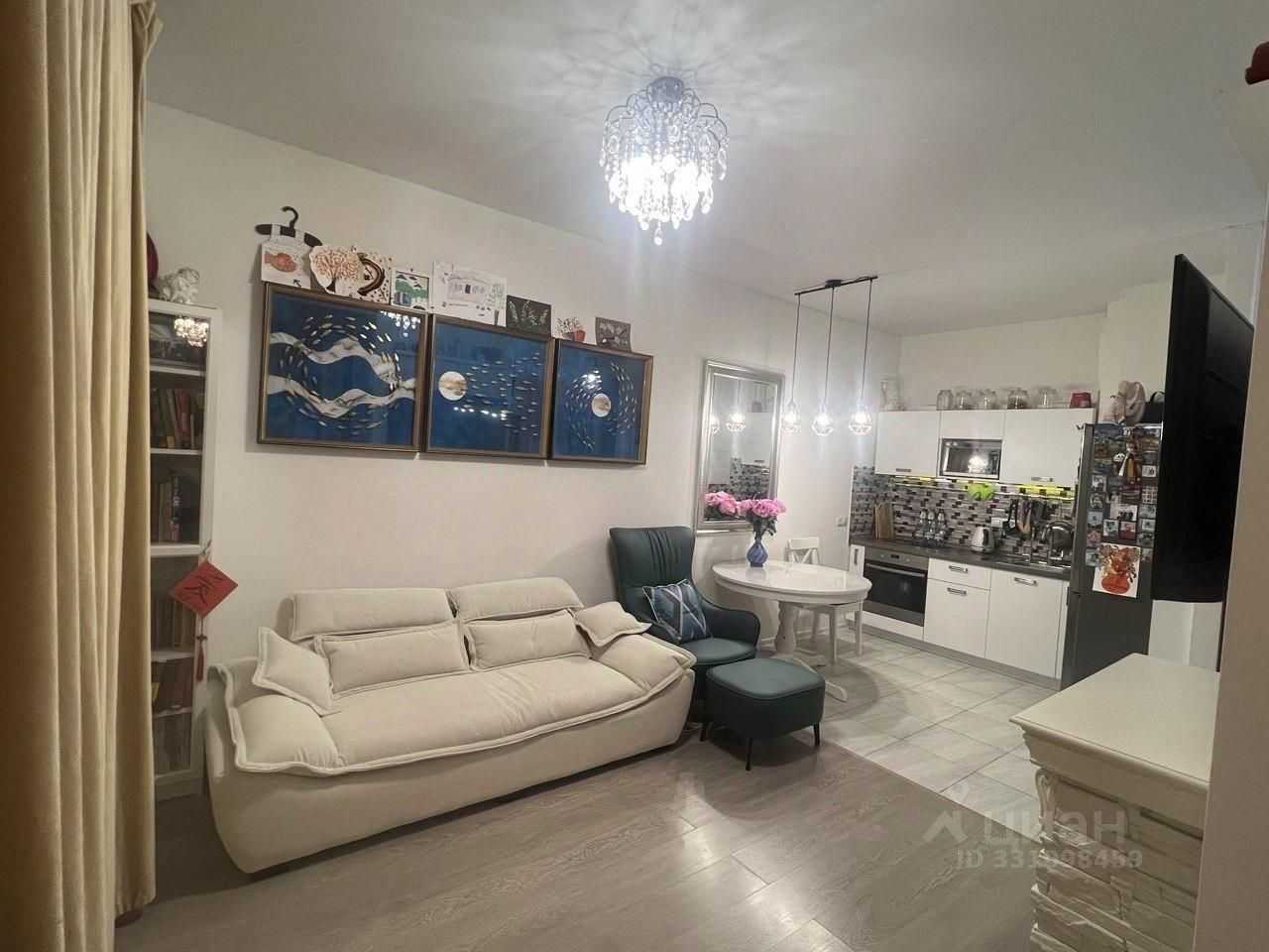 2-комнатная квартира, 44 м² — фотография 3