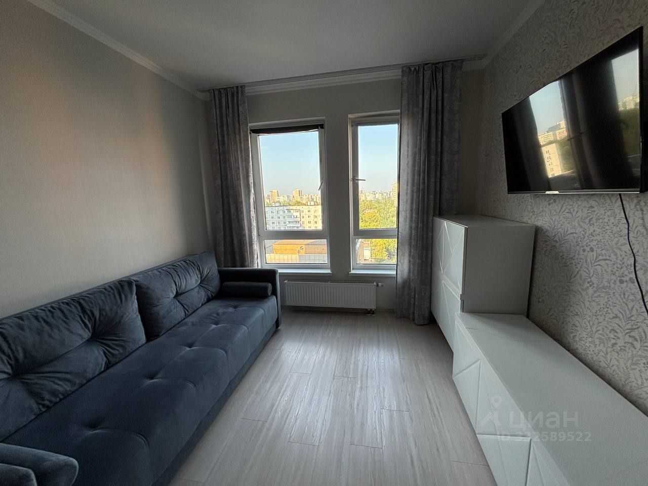 1-комнатная квартира, 38 м²