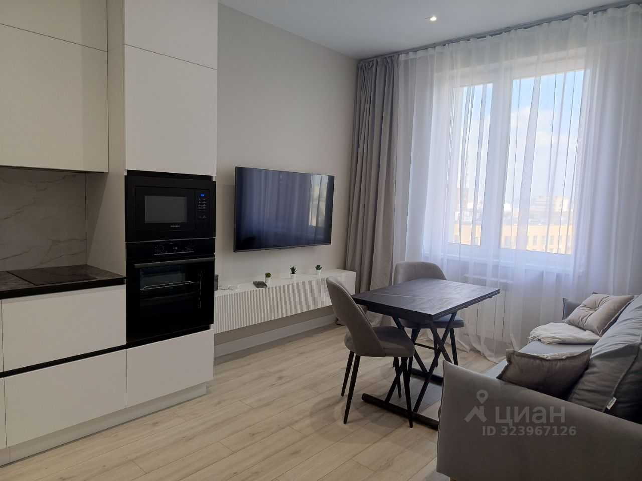 1-комнатная квартира, 38 м²