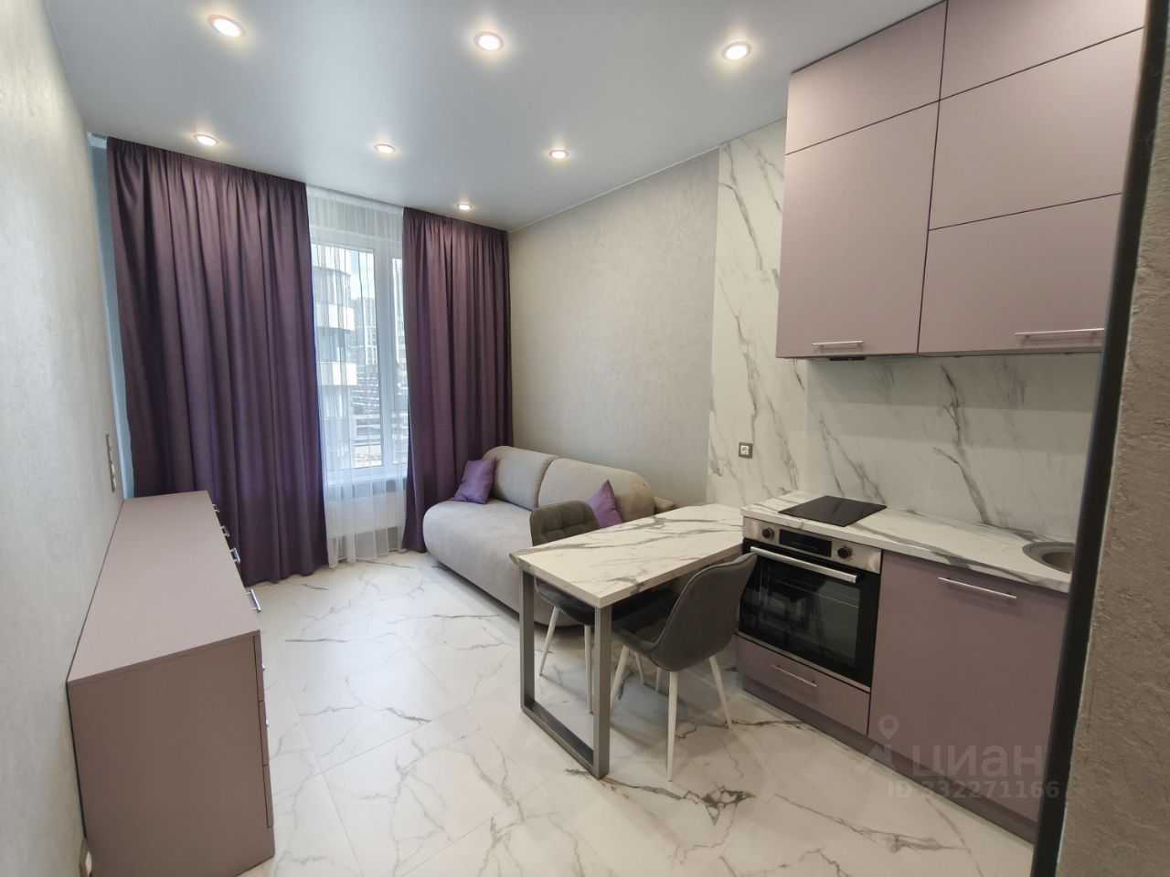 1-комнатная квартира, 37 м² — фотография 3