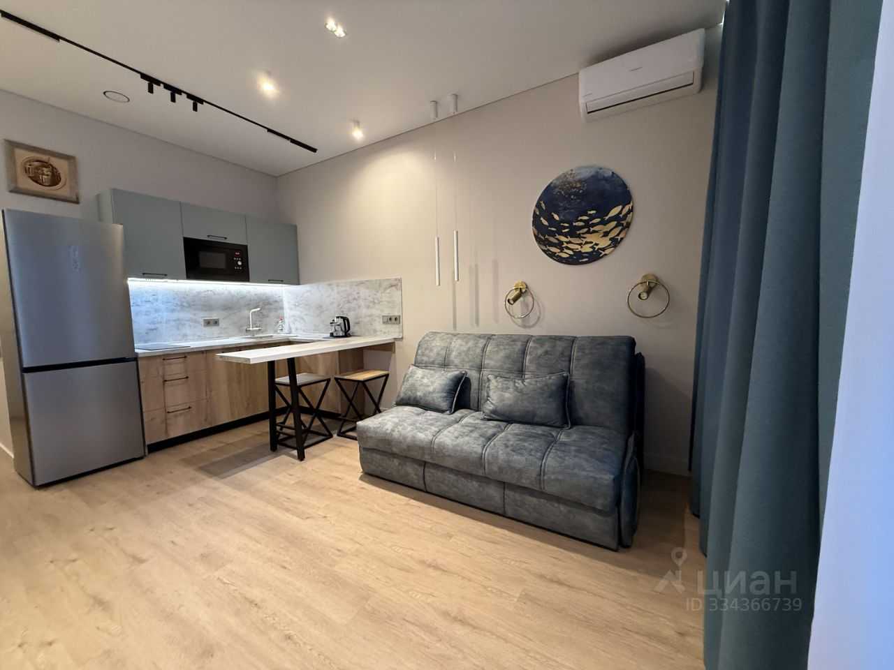 1-комнатная квартира, 28 м² — фотография 2
