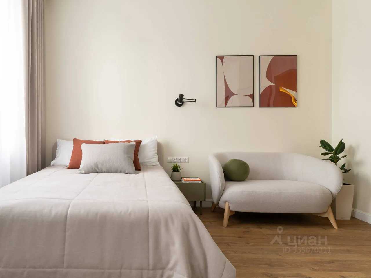 1-комнатная квартира, 29 м² — фотография 3