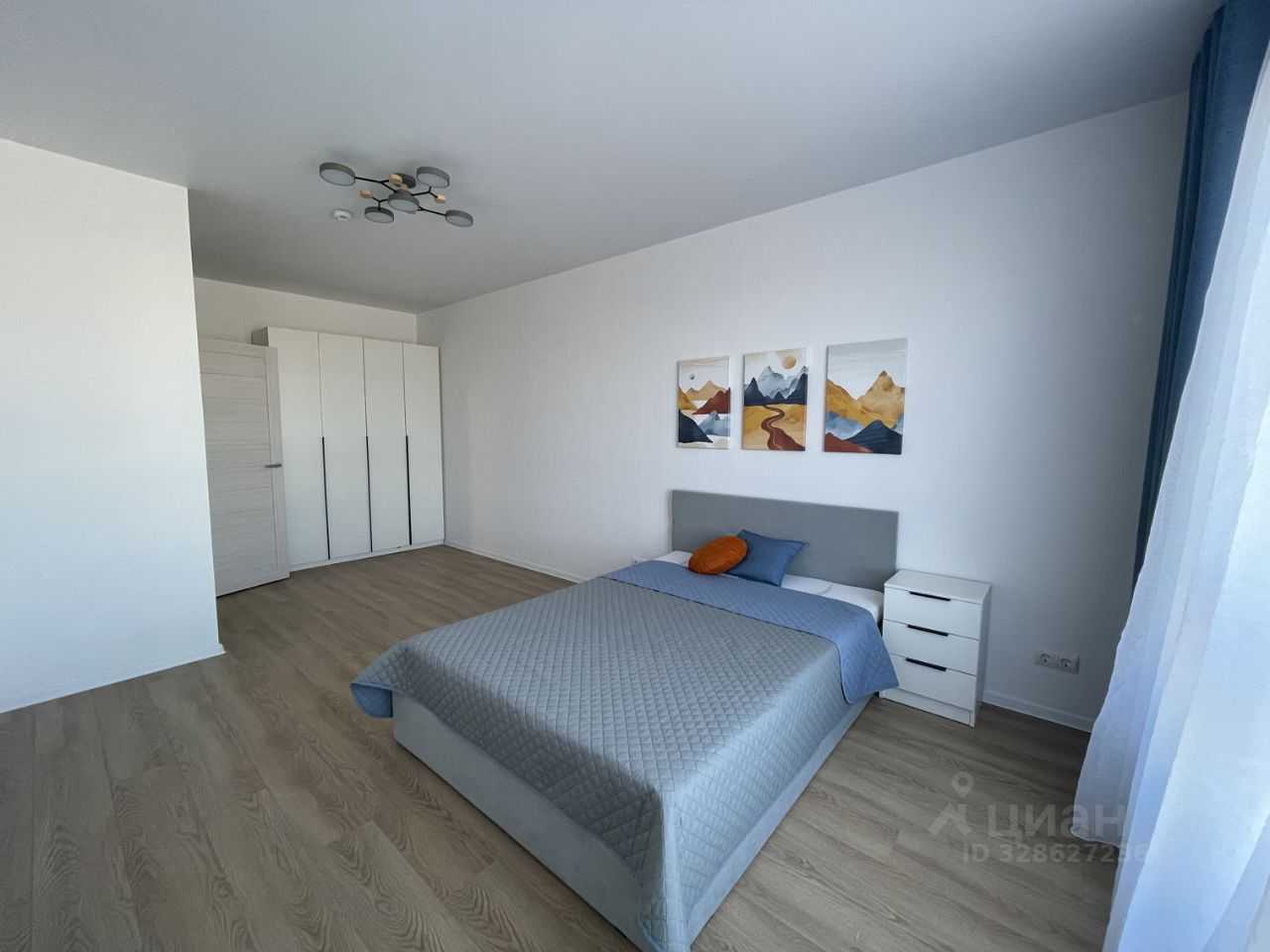 1-комнатная квартира, 39 м²