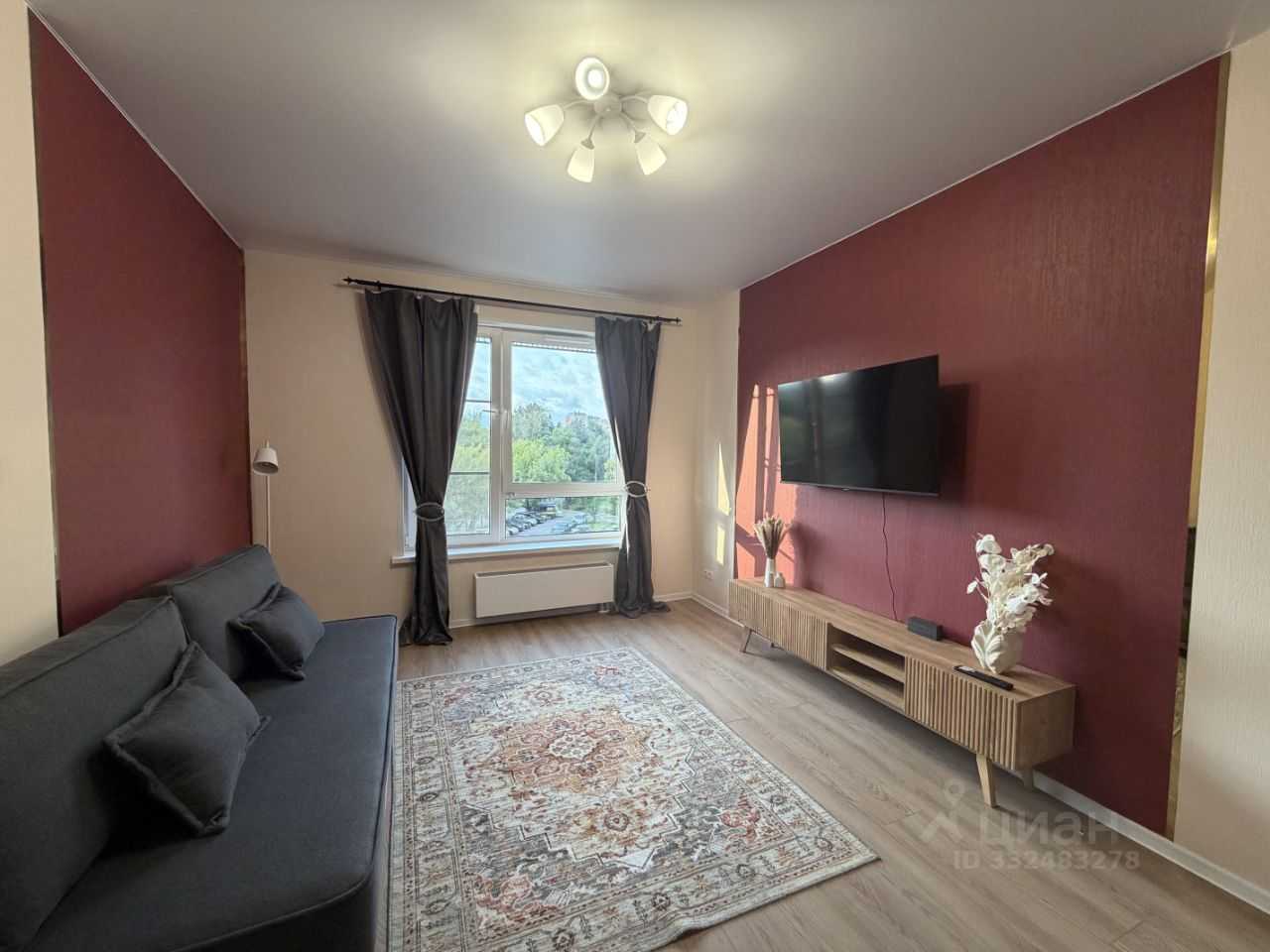 2-комнатная квартира, 55 м²