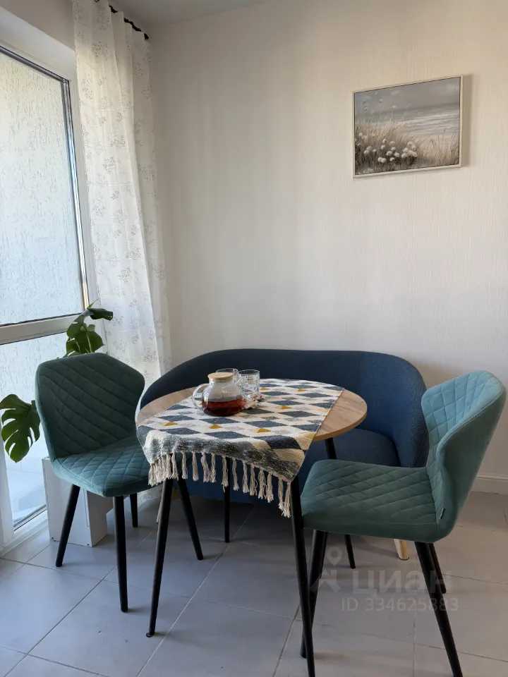 1-комнатная квартира, 39 м²