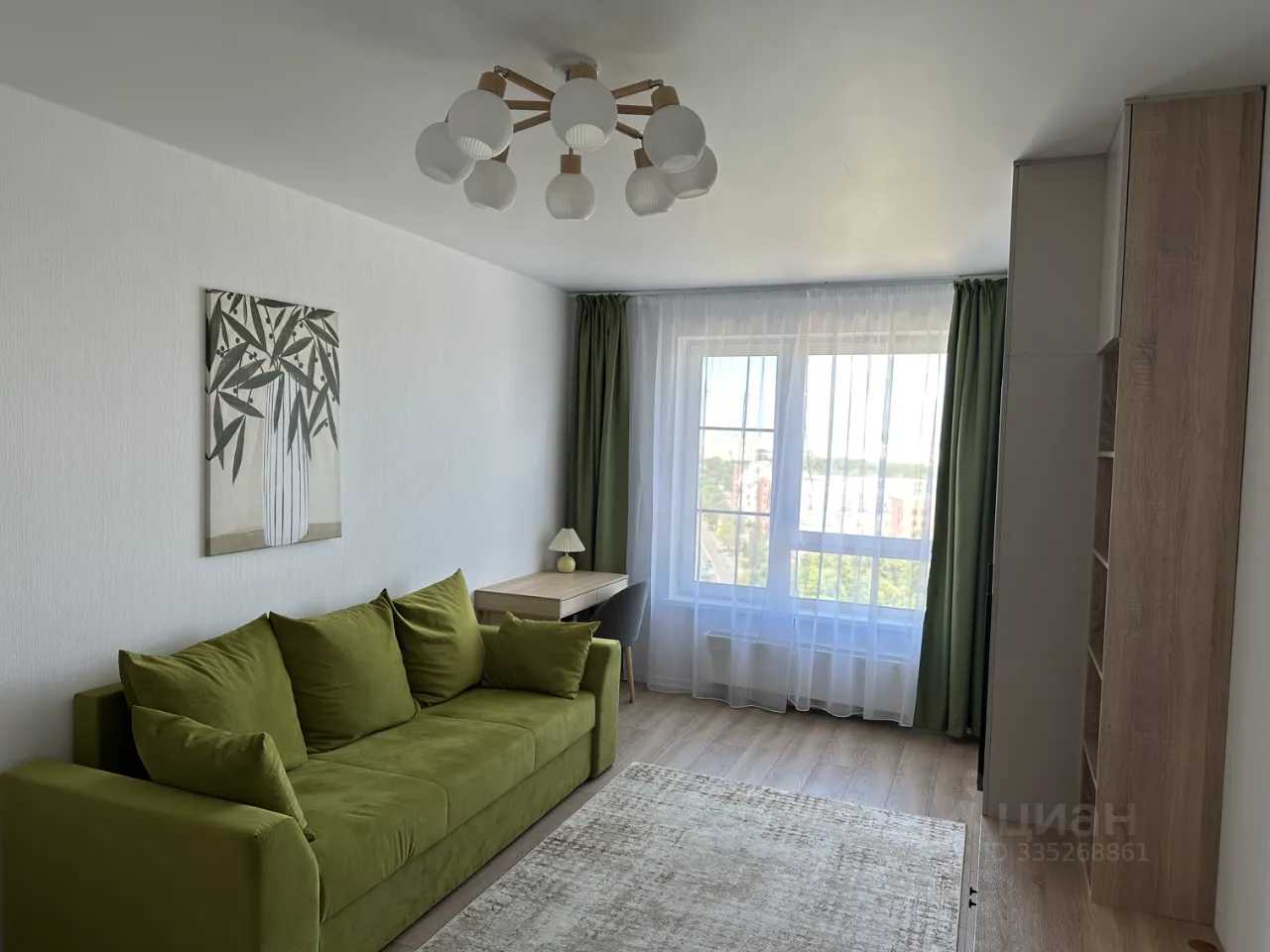 1-комнатная квартира, 40 м²