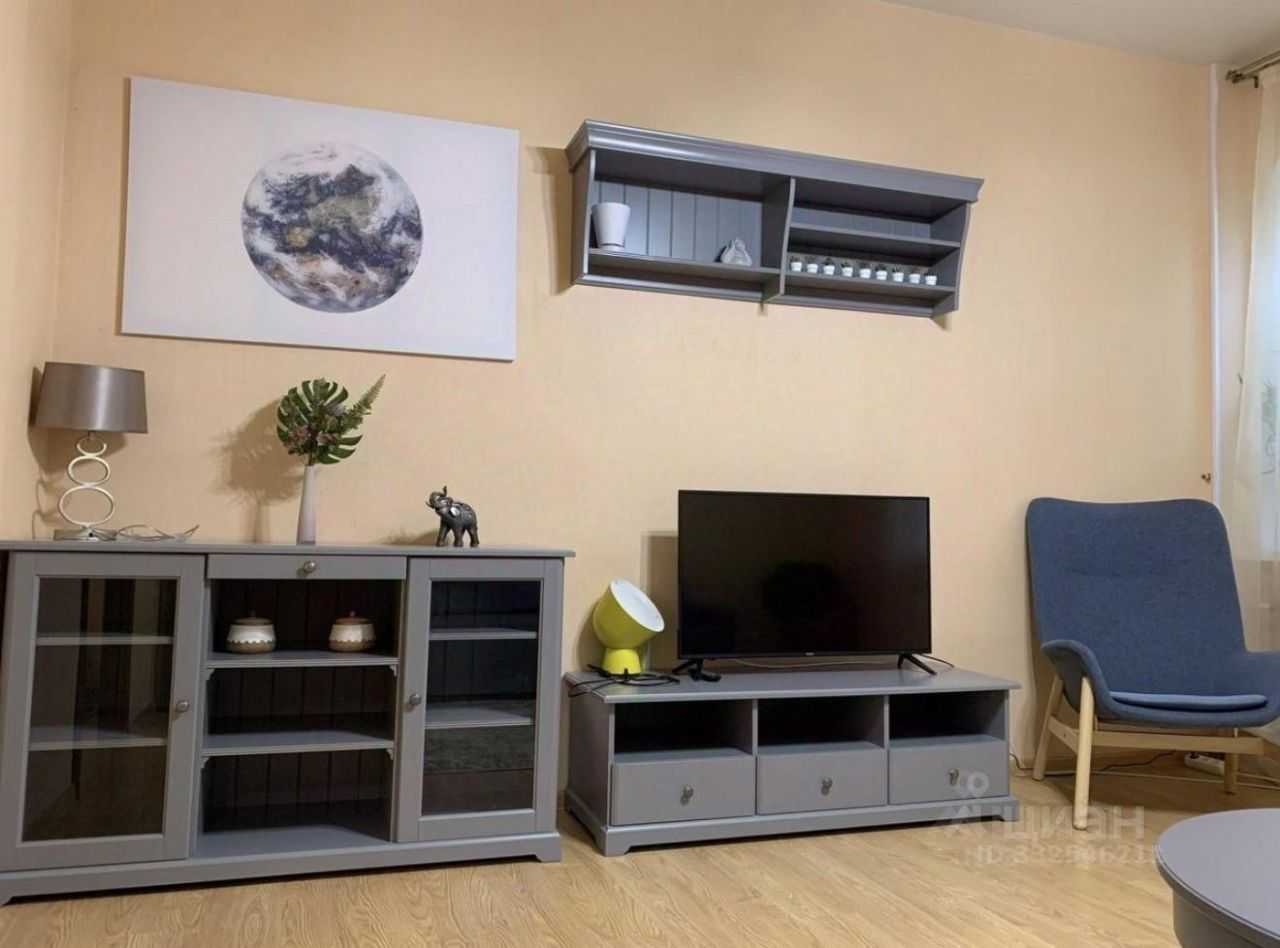 1-комнатная квартира, 45,3 м²