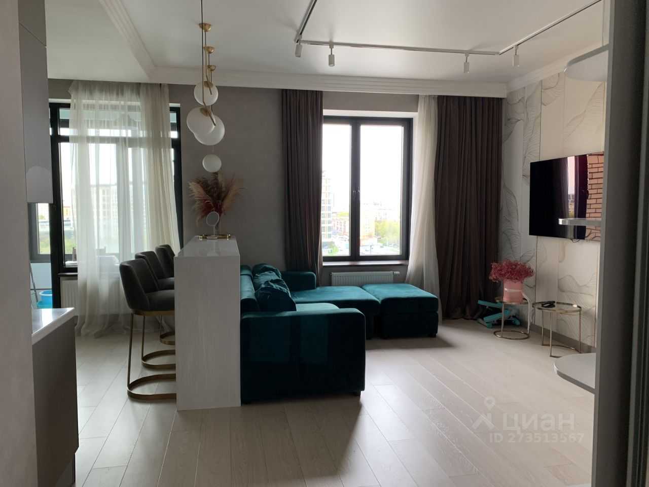 2-комнатная квартира, 60 м² — фотография 2