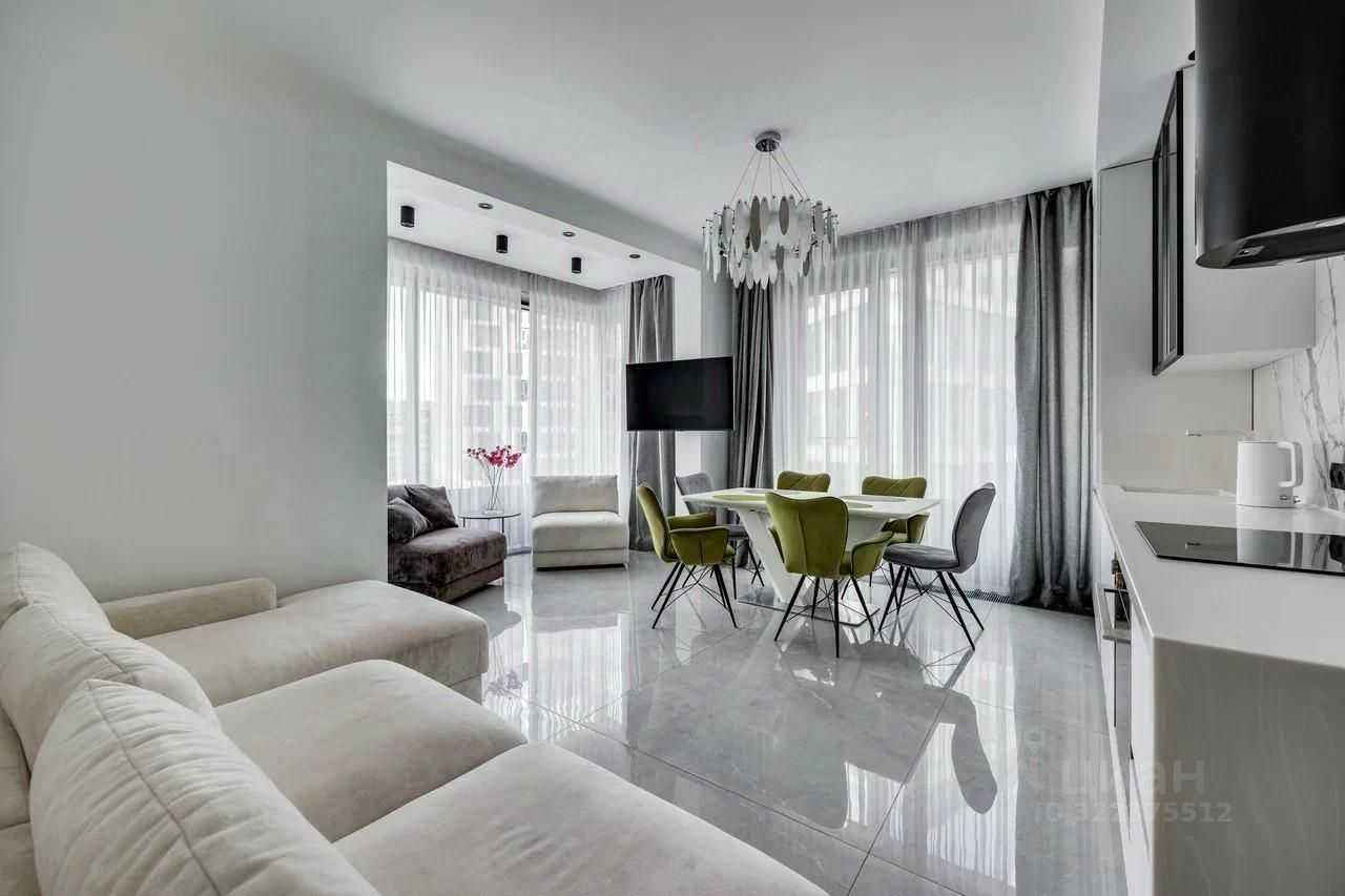 3-комнатная квартира, 92 м²