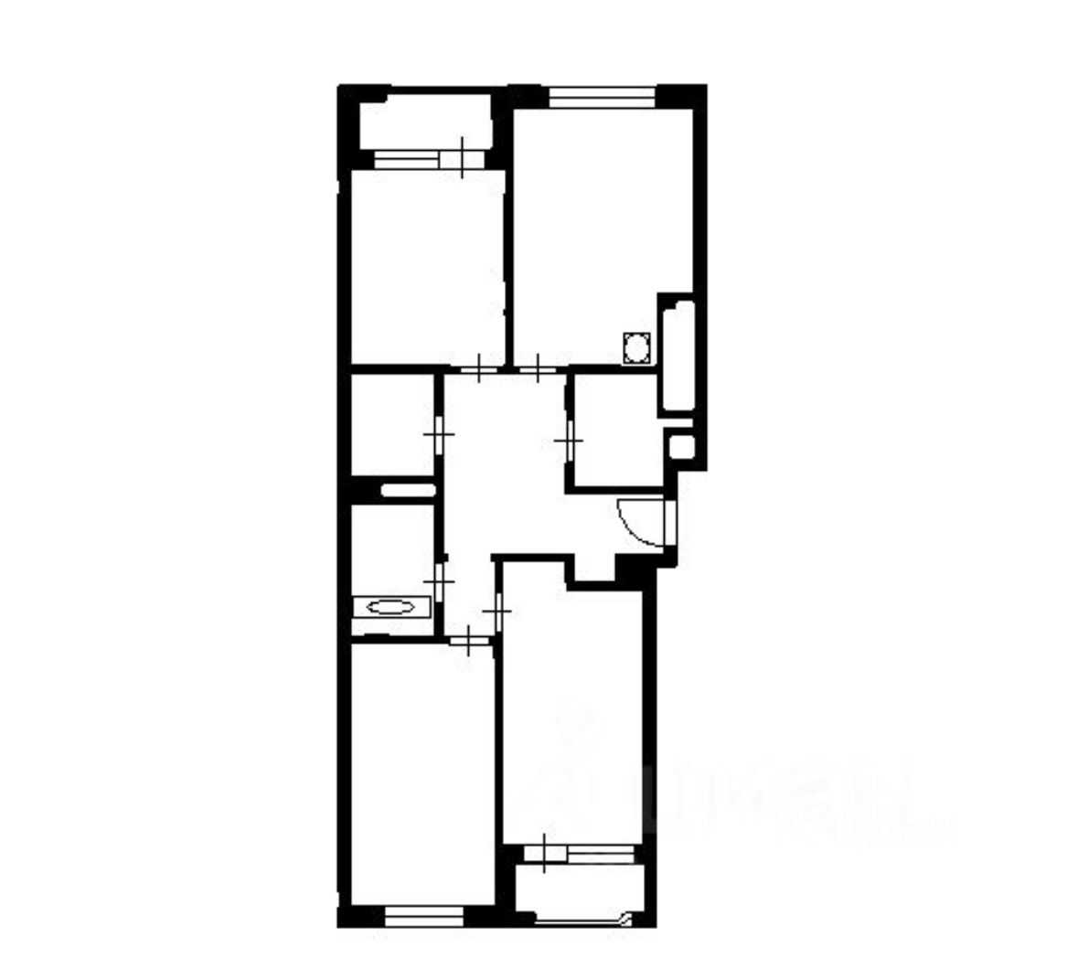 4-комнатная квартира, 101 м² — фотография 2