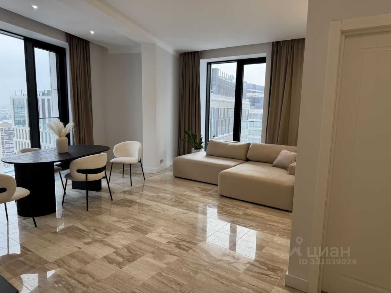 2-комнатная квартира, 74 м² — фотография 3