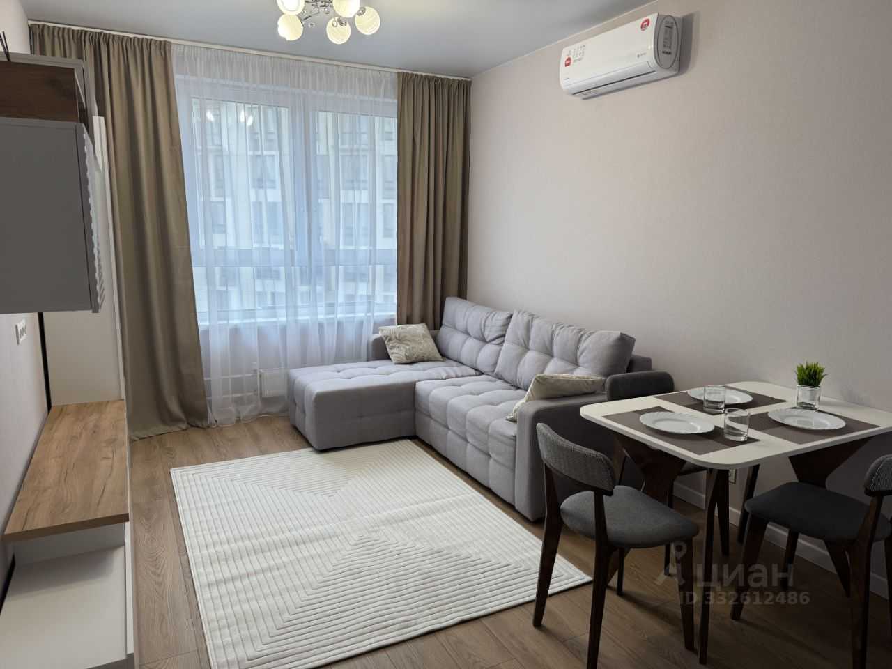 3-комнатная квартира, 57 м²