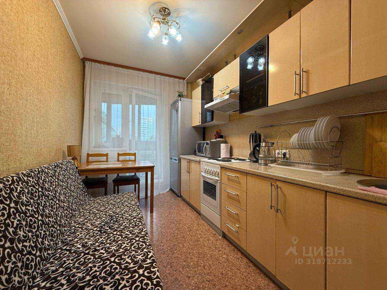 1-комнатная квартира, 39 м²