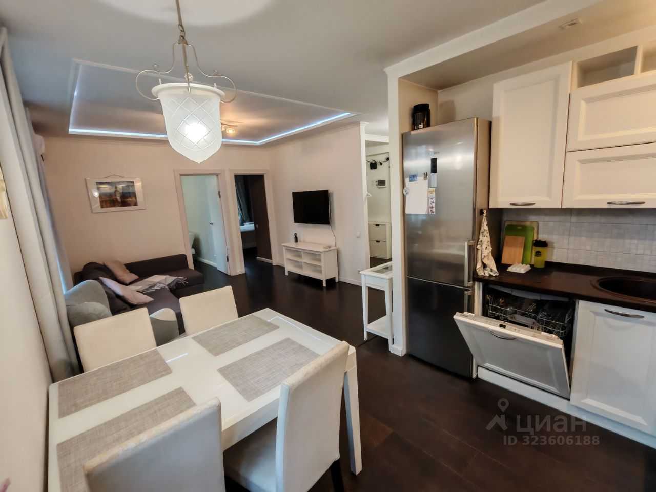 3-комнатная квартира, 62,5 м²