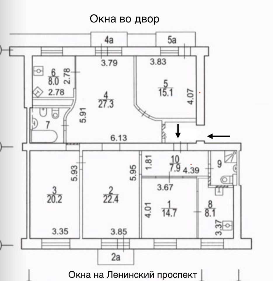 4-комнатная квартира, 133 м² — фотография 2