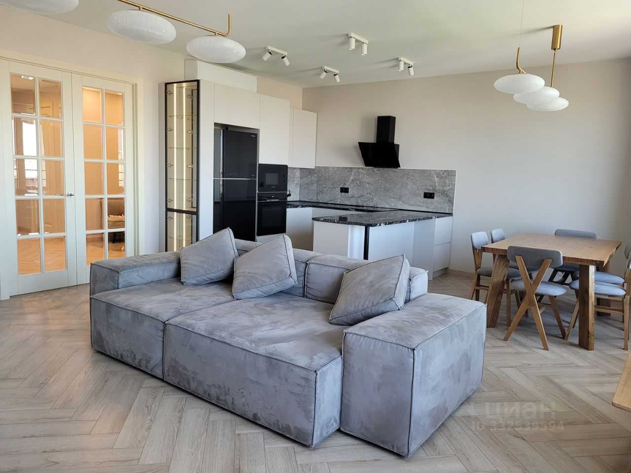 3-комнатная квартира, 106 м²