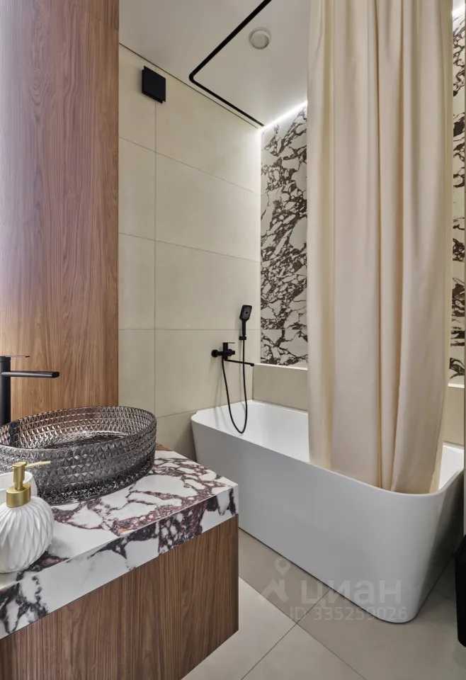 2-комнатная квартира, 55 м² — фотография 3