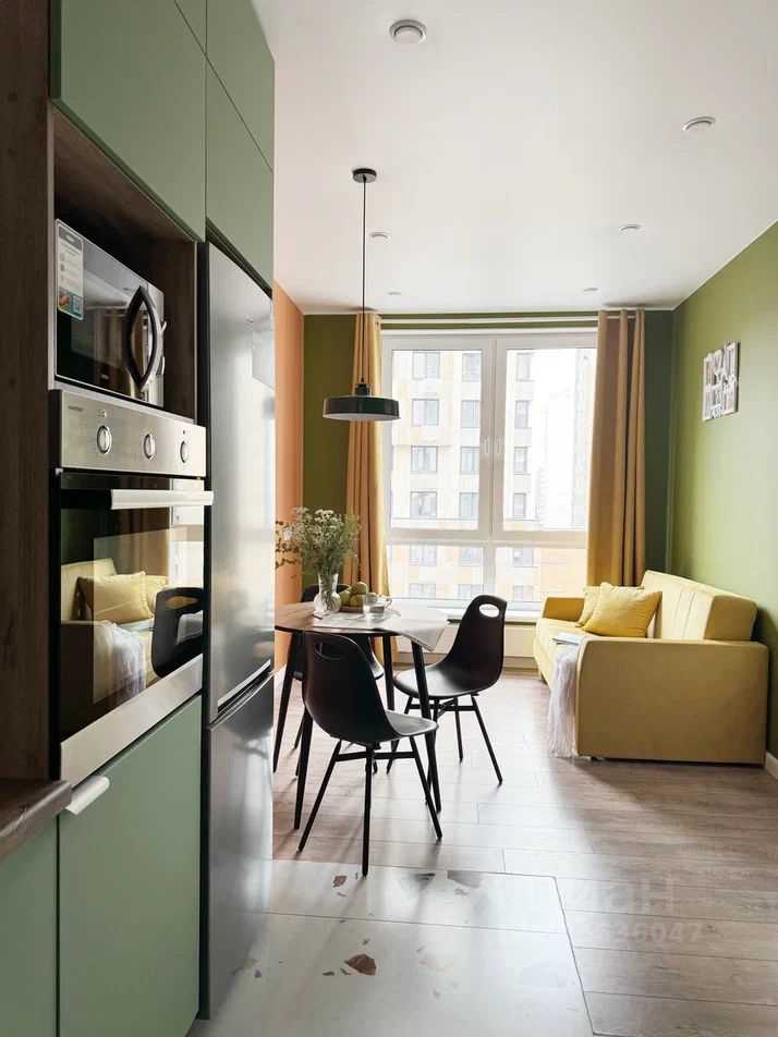 1-комнатная квартира, 33,7 м²