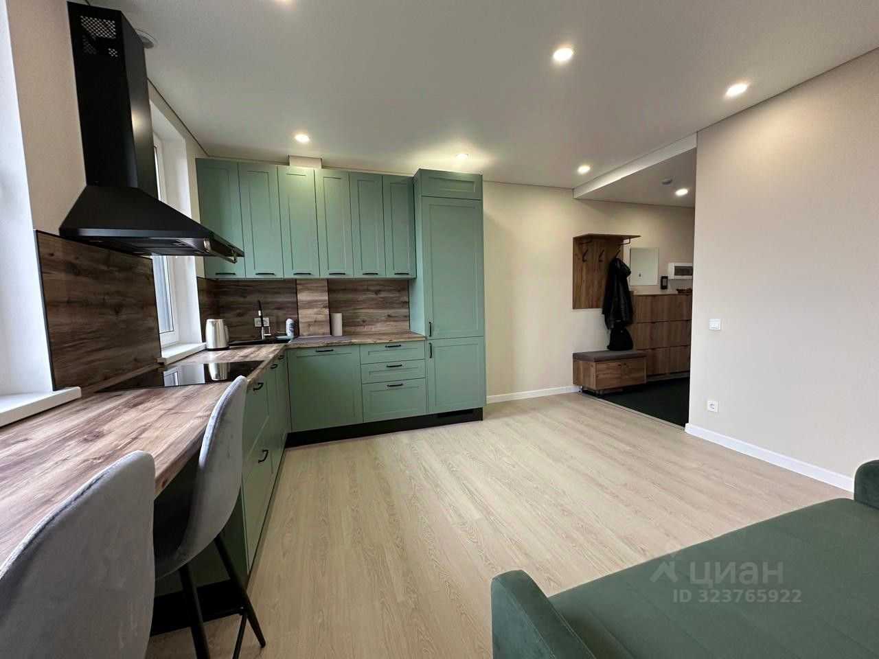 3-комнатная квартира, 56,9 м²