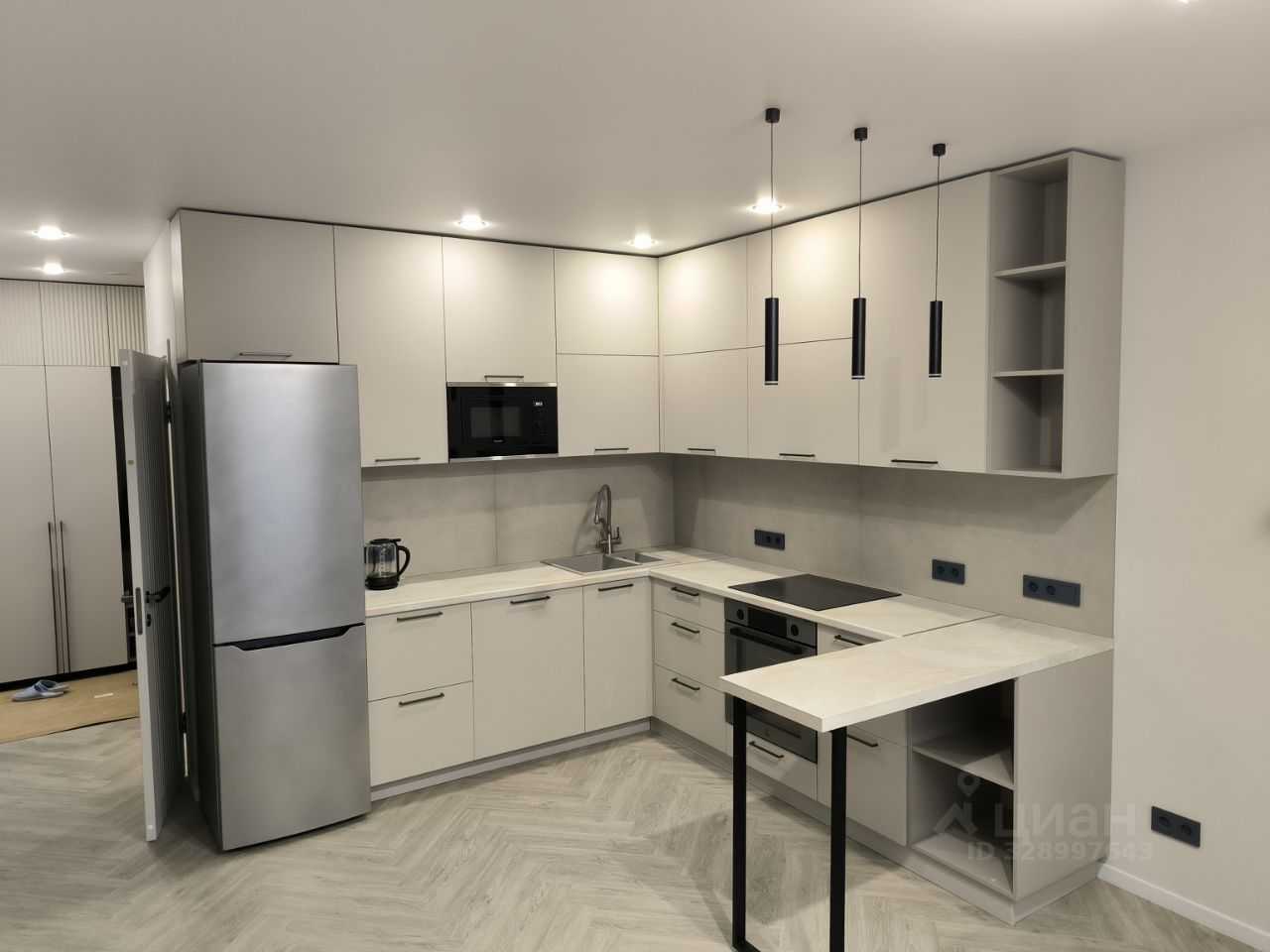 3-комнатная квартира, 66 м²