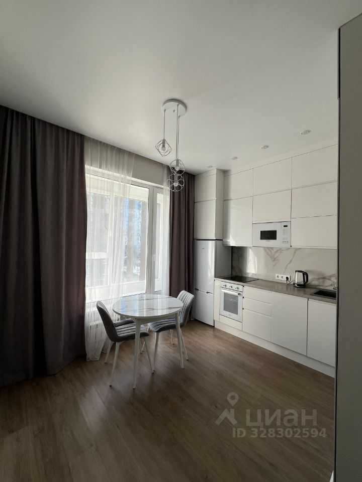 1-комнатная квартира, 33,4 м²