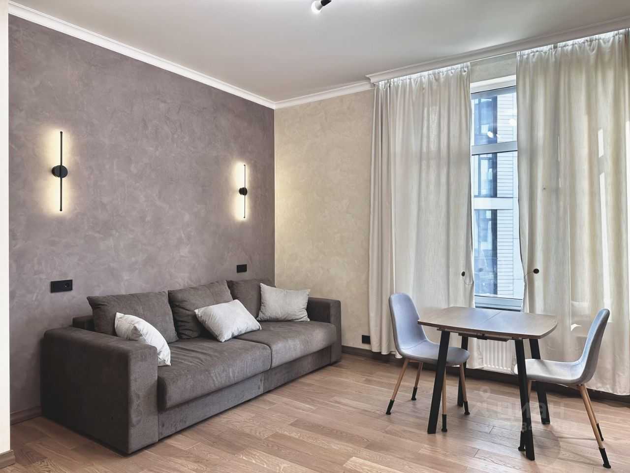 1-комнатная квартира, 53 м²