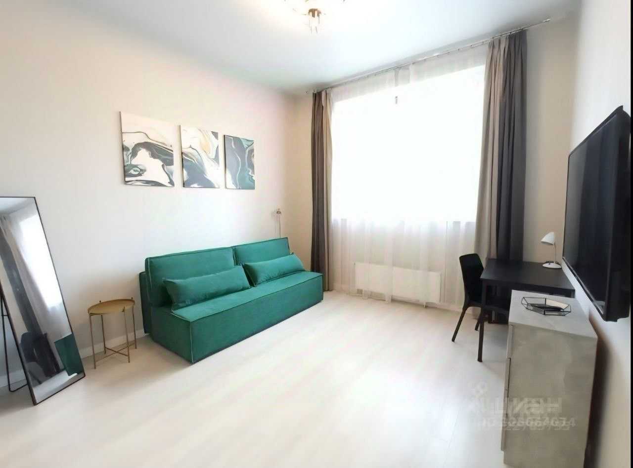 1-комнатная квартира, 35,4 м²