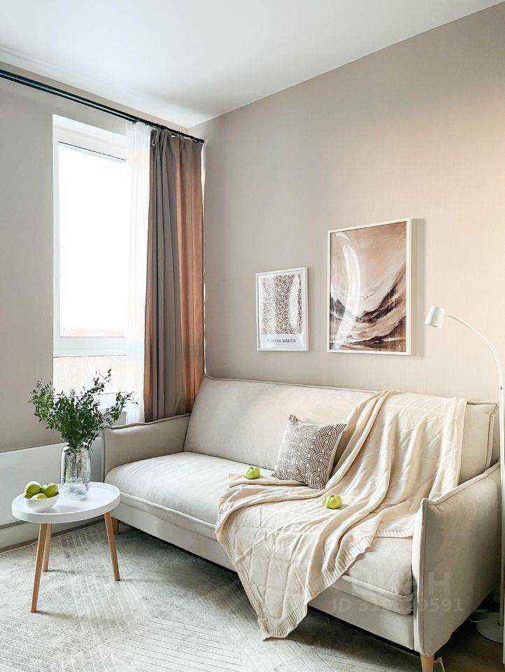1-комнатная квартира, 21,4 м²
