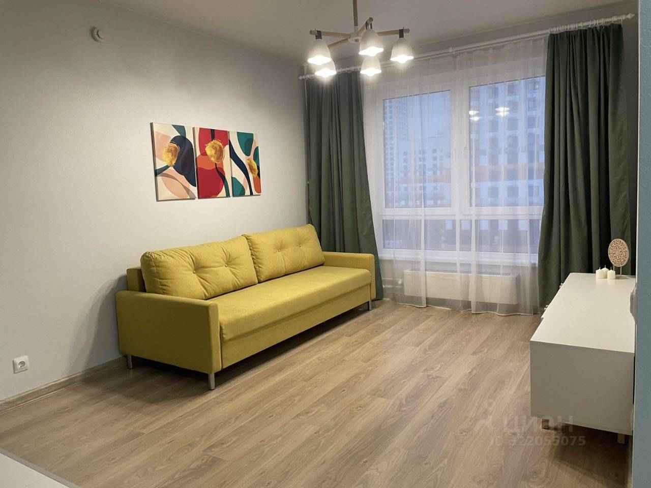 2-комнатная квартира, 37,5 м²