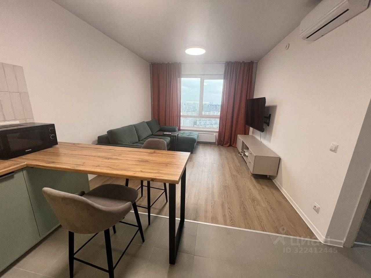 1-комнатная квартира, 42 м² — фотография 2