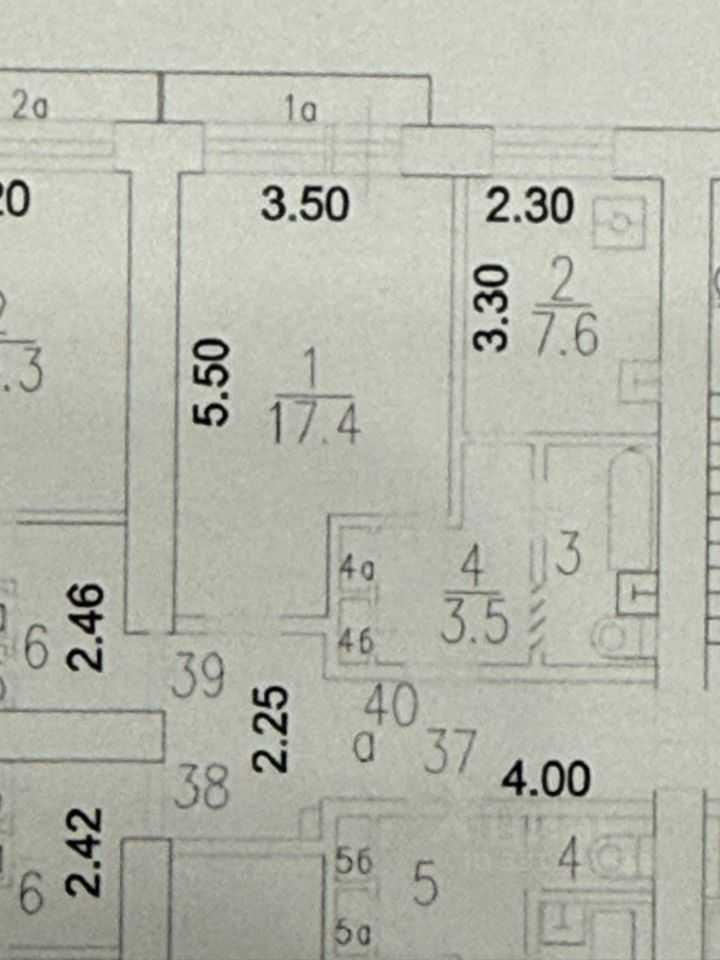 1-комнатная квартира, 34 м²